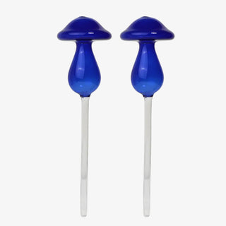 Mushroom Self-Watering Glass Planter Set