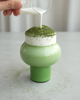Bubble Drink Glass - Green