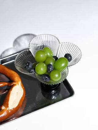 Fancy Ribbed Martini Glass