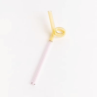 Curvy Glass Straw Set - Filtrum Home