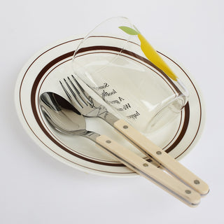 24Pcs France Style Fashion Cutlery Set 18/10 Stainless Steel Gift Flatware 304 Knife Fork Spoon Dinnerware for 6 Drop Shipping - Filtrum Home