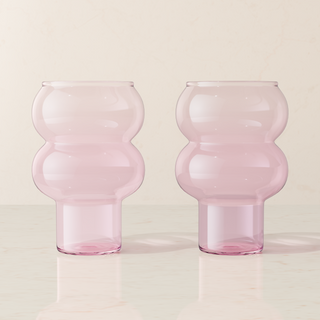 Bubble Drink Glass Set - Tall