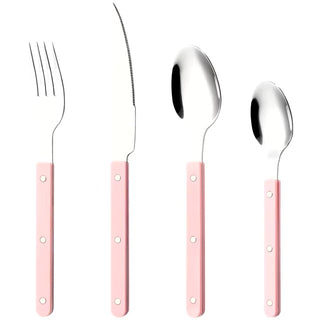 Bistro Flatware Set - 24 Silverware PCS