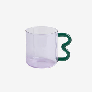 Taza ondulada retro