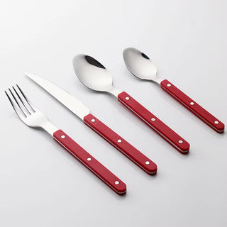 Bistro Flatware Set - 24 Silverware PCS