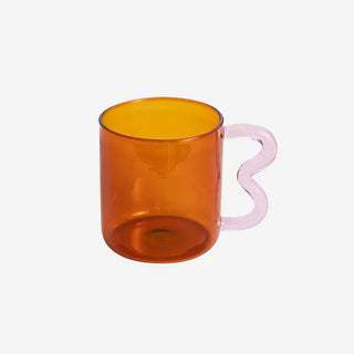Taza ondulada retro