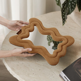 Curvy Velvet Mirror - Filtrum Home