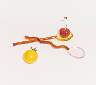 Curvy Glass Spoon Set - Filtrum Home