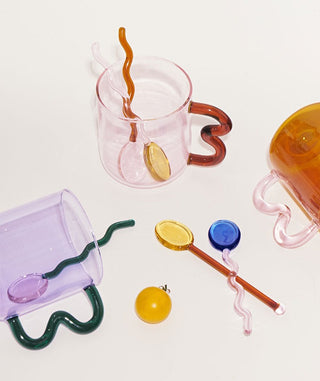 Retro Glass Spoon Set - Filtrum Home