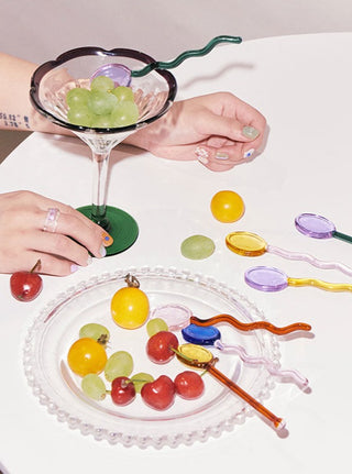 Retro Glass Spoon Set - Filtrum Home