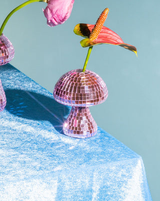 Mushroom Disco Vase - Pink - Filtrum Home