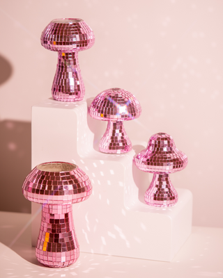 Mushroom Disco Vase - Pink - Filtrum Home