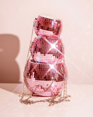 Disco Ball Planter - Pink - Filtrum Home