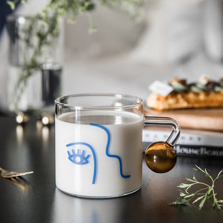 Abstract Glass Mug - Filtrum Home