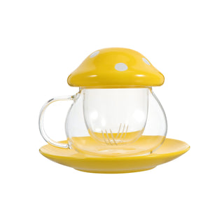 Mushroom Tea Infuser Glass - Filtrum Home