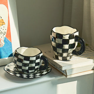 Checkered Mug Set - Filtrum Home