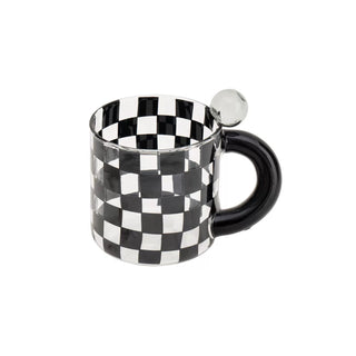 Retro Dot Mug - Checkered - Filtrum Home