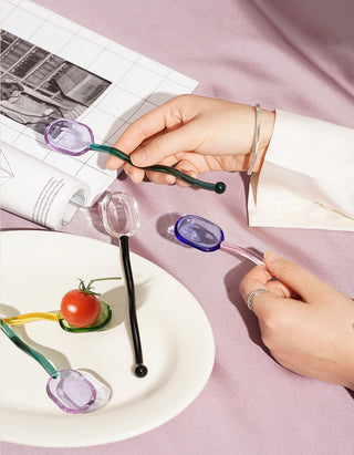 Deco Glass Spoon Set - Filtrum Home