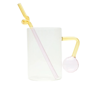 Abstract Mug Pink Yellow - Filtrum Home