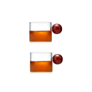 Wooden Espresso Glass Set - Filtrum Home