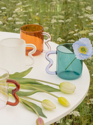 Retro Wavy Mug - Filtrum Home