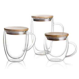 Filtrum Home Glass Mug with Lid is $18.99