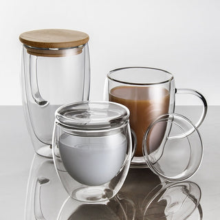 Filtrum Home Glass Mug with Lid is $18.99