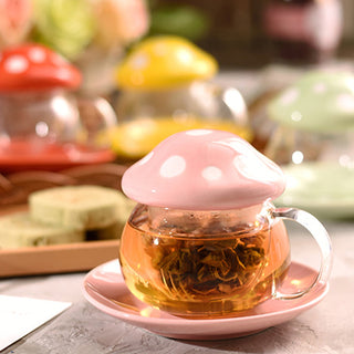 Mushroom Tea Infuser Glass - Filtrum Home