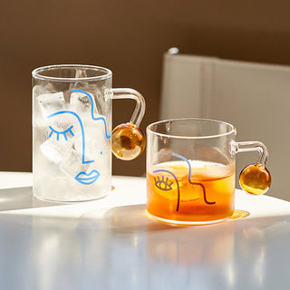 Abstract Glass Mug - Filtrum Home