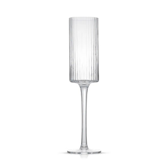 Ribbed Champagne Glass - Set of 2 - Filtrum Home