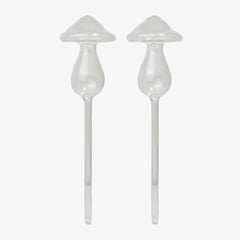 Mushroom Self-Watering Glass Planter Set