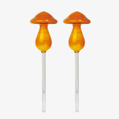 Mushroom Self-Watering Glass Planter Set