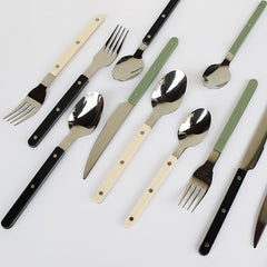 24Pcs France Style Fashion Cutlery Set 18/10 Stainless Steel Gift Flatware 304 Knife Fork Spoon Dinnerware for 6 Drop Shipping - Filtrum Home