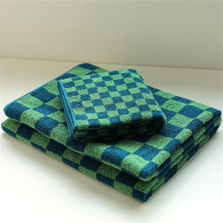 Checkered Towel Set - Filtrum Home