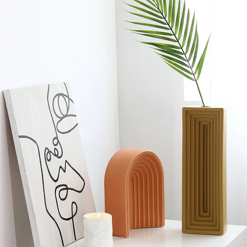 Ripple Ceramic Vase