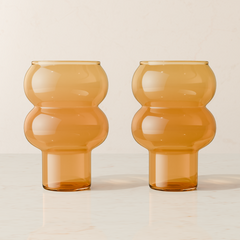 Bubble Drink Glass Set - Tall