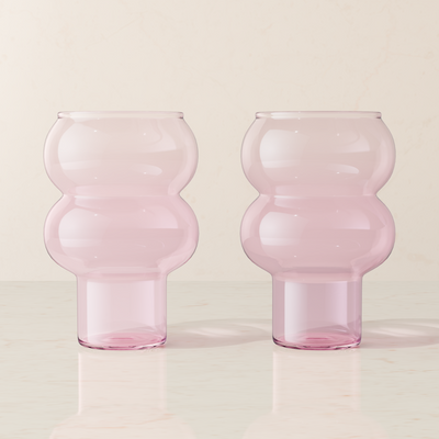 Bubble Drink Glass Set - Tall