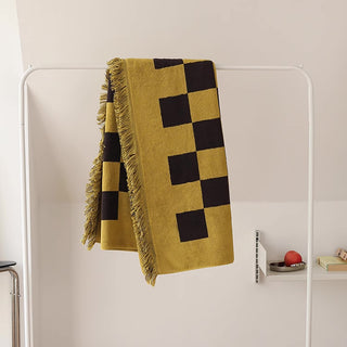 Checkered Oversized Towel