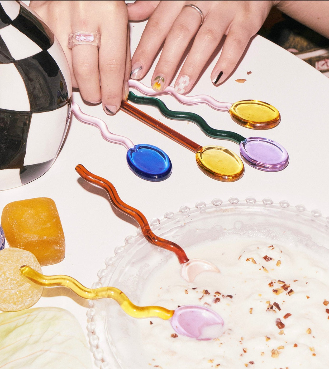 Retro Glass Spoon Set - Filtrum Home