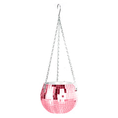 Disco Ball Planter - Pink - Filtrum Home
