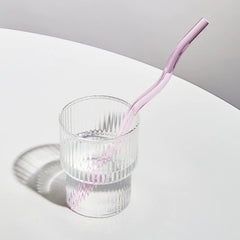 Wavy Glass Straw Set - Filtrum Home