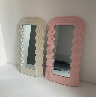 Wavy Ceramic Mirror - Filtrum Home