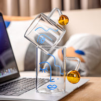Abstract Glass Mug - Filtrum Home