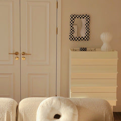 Checkered Wavy Mirror - Filtrum Home