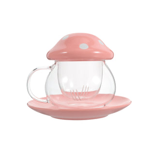 Mushroom Tea Infuser Glass - Filtrum Home