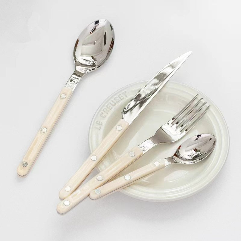 Spoon & Fork Learning Set - Khaki