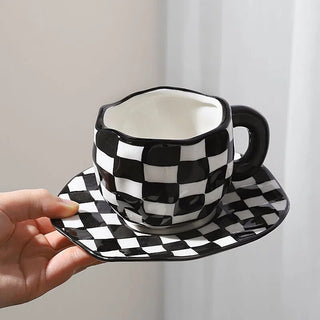 Checkered Mug Set - Filtrum Home