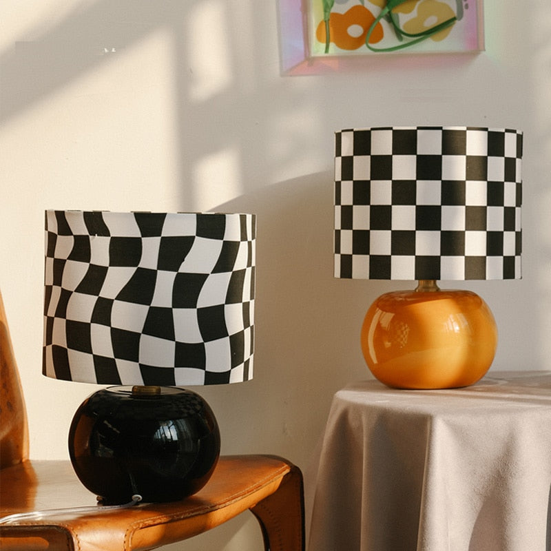 Checkered Lamp - Filtrum Home