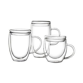Filtrum Home Glass Mug with Lid is $18.99
