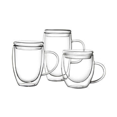 Filtrum Home Glass Mug with Lid is $18.99